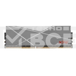 Оперативная память XPG Spectrix D50 RGB, DDR4, 8GB (1x8GB), 3200MHz, CL16, одноранговая, UDIMM, с радиатором, RGB,  серый