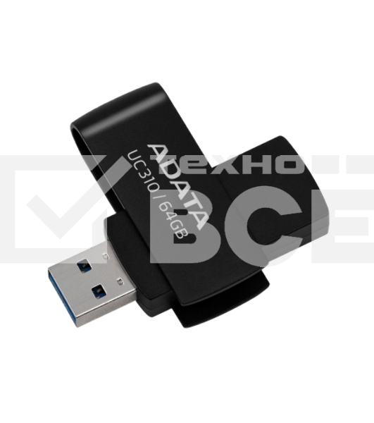 Флеш диск ADATA USB3 64GB UC310-64G-RBK