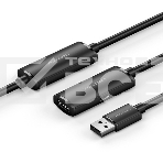 Активный кабель-удлинитель Vention USB 2.0 AM/AF с усилителем - 15м Черный, фото6