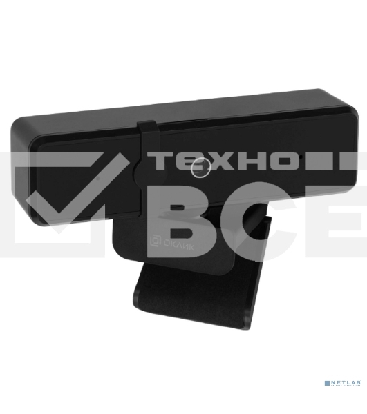 Камера Web Оклик OK-C35 черный 4Mpix (2560x1440) USB2.0 с микрофоном