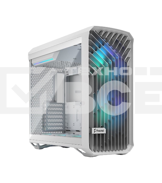 Корпус ПК без блока питания Fractal Design Torrent RGB TG Clear Tint, Full-Tower, 2x180mm + 3x140mm RGB, 2xUSB-A 3.2 + 1xUSB 3.2 Type-C E-ATX, SSI-CEB, SSI-EEB, ATX, mATX, mITX White