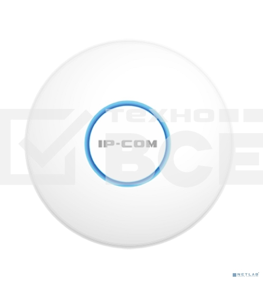 Потолочная двухдиапазонная точка доступа IP-COM Pro-6-Mini, 2,4/5 ГГц, до 1501 Мбит/с, PoE, LAN 1x1 Гбит/с