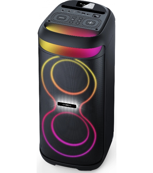 Минисистема Hyundai H-MC1237 черный 40Вт FM USB BT micro SD