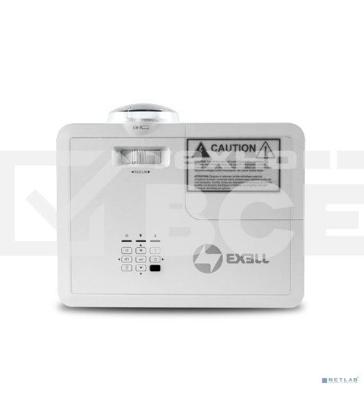 Проектор ламповый короткофокусный Exell EXD102STW DLP, 3500 ANSI, XGA (1024x768), 30000:1, Объектив 0.62:1