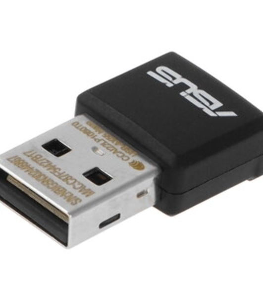Адаптер Wi-Fi ASUS USB-AX55 NANO 90IG06X0-MO0B00 WI-FI 802.11ax/ac/a/g/n, 400 + 867 Mbps USB 3.0 Adapter + 2 антенны