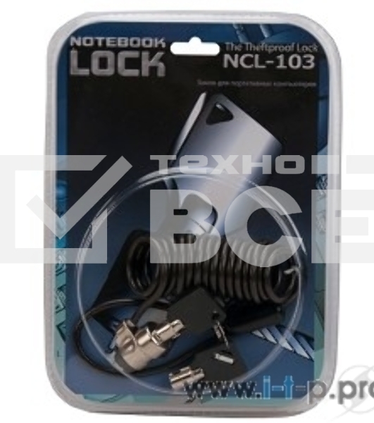 Аксессуар к ноутбуку Notebook lock NCL-103 замок для защиты ноутбука