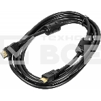Кабель аудио-видео Ningbo HDMI (m)/HDMI (m) 3м. феррит.кольца Позолоченные контакты черный (HDMI-3M-MG(VER1.4)), фото2
