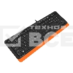 Клавиатура A4Tech Fstyler FK10 проводная, USB, черный/оранжевый, фото6