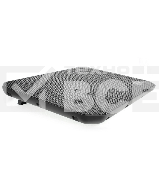 Аксессуар к ноутбуку CROWN Подставка для ноутбука CMLC-M10 черный (Для ноутбуков диагональю до 17”, подсветка, 1*кулер D140*15мм)