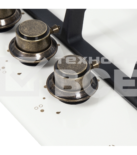 Газовая панель Maunfeld EGHE.43.33CBG.R/G Газовая панель Maunfeld EGHE.43.33CBG.R/G/ газ, ширина 45 см, 3 конфорки, слоновая кость