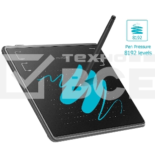 Планшет для рисования Huion H430P USB черный