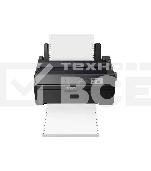 Принтер Epson FX-890II (C11CF37401), матричный A4, 9х2-игольный (80 колонок), высокоскоростной (735 cps), до 6 экземпляров одновременно (1 оригинал + 5 копий), ресурс ленты: 7,5 млн. символов, USB, LPT, для больших объемов печати
