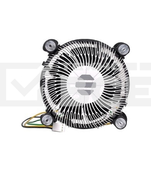 Кулер Intel E97379  серебристый/черный 90мм алюминий 2500rpm 27db 4-pin 73W 58мм
