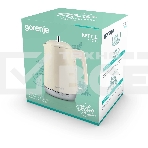 Чайник электрический Gorenje K15RL 1.7л. 2200Вт бежевый (корпус: металл/пластик), фото2