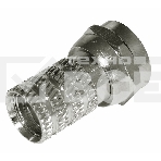 Разъем антенный на кабель PROconnect  штекер F для кабеля RG-6, (5шт.) (пакет), фото2