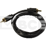 Кабель Vention аудио RCA M/RCA M - 1м черный, фото 1