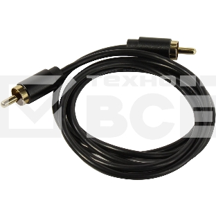 Кабель Vention аудио RCA M/RCA M - 1м черный