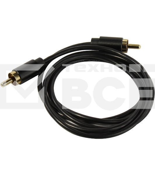 Кабель Vention аудио RCA M/RCA M - 1м черный