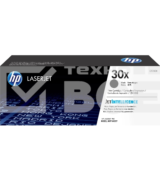 Картридж лазерный HP 30X черный для LJ Pro M203/M227 (3500стр.)
