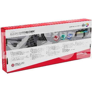 Клавиатура HyperX Alloy Origins Core RGB механическая черный USB for gamer LED (4P5P3AA#ABA)