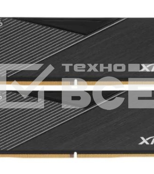 Оперативная память XPG Lancer, DDR5, 32GB (2x16GB), 6000MHz, CL30, с радиаторами, черный