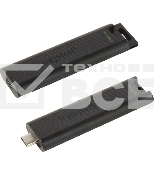 Флеш диск Kingston 512Gb DataTraveler Max <DTMAX/512GB>, USB3.2, up to 1000/900MBs черный