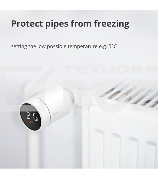 Термоголовка Aqara Smart Radiator Thermostat E1 (SRTS-A01) для радиат. резьбовой
