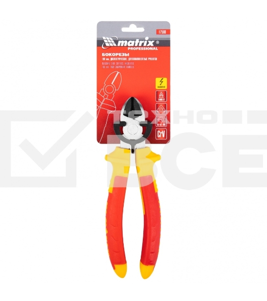 Бокорезы Matrix insulated 180 мм двухкомпонентные рукоятки