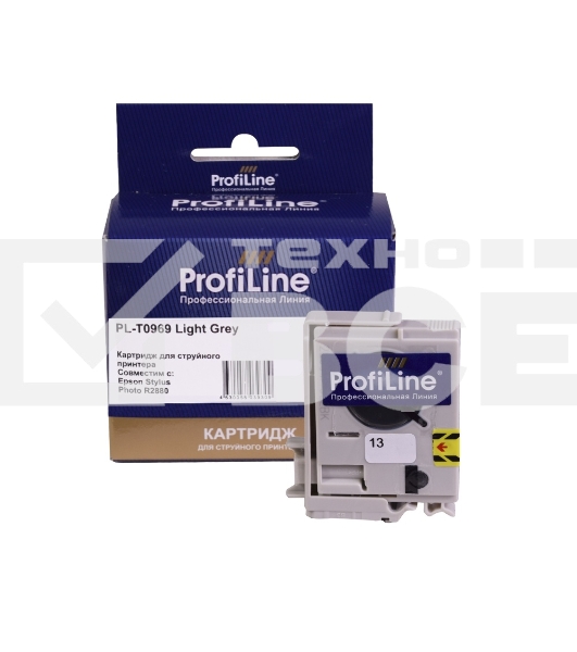 Струйный картридж PL-T0969 для принтеров Epson Stylus Photo R2880 с чернилами Light Grey 11,4 мл ProfiLine