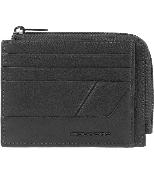 Чехол для кредитных карт Piquadro Carl PP4822S129R/N черный натур.кожа