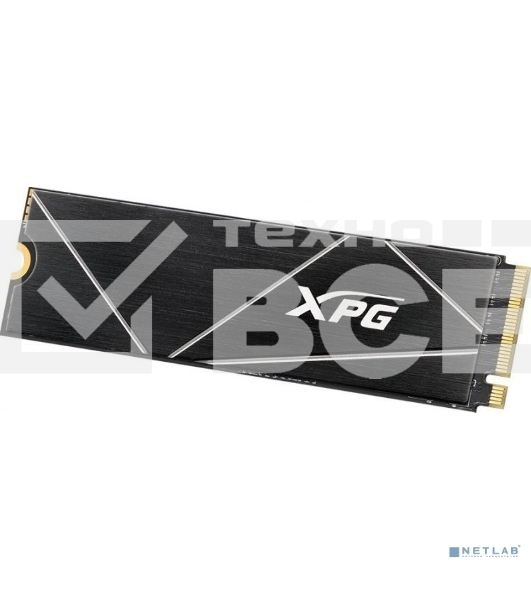 Накопитель SSD ADATA XPG BLADE S70, 1Tb, PCIe 4.0 x4, M.2 2280, NVMe, R/W 7400/5500, с радиатором