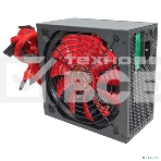 Блок питания Ginzzu PC700 14CM(Red) 80 PLUS black,APFC,24+4p,2 PCI-E(6+2), 7*SATA, 4*IDE,оплетка, кабель питания,цветная коробка, фото5