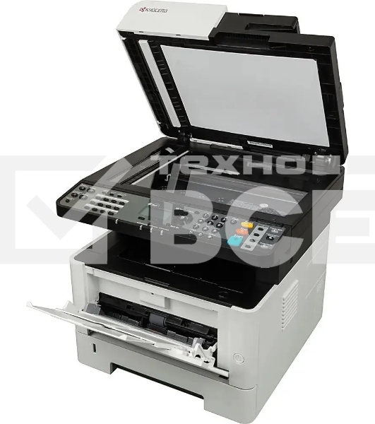 МФУ лазерный Kyocera Ecosys M2040dn (Азия) (1102S33AX0), A4, ч/б, печ. до 40 стр/мин., скан. до 40 стр/мин. (ч/б) 23 стр/мин. (цвет), 1200 x 1200 dpi (печать) 600x600dpi (скан.), USB, RJ-45 (старт.картр. TK-1178)