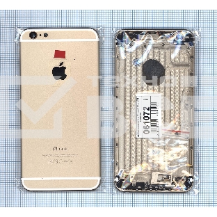 Задняя крышка для iPhone 6 Plus (5.5) золотая