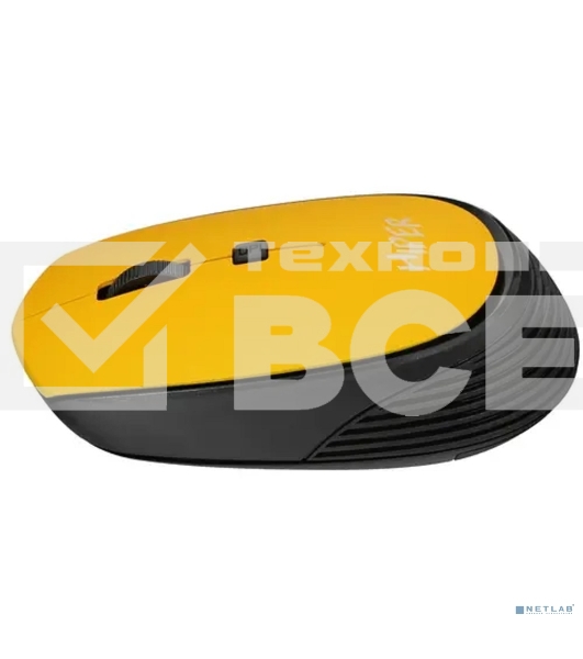 Мышь беспроводная HIPER HOMW-085 желтый, 1600 dpi, радиоканал, USB, кнопки - 4