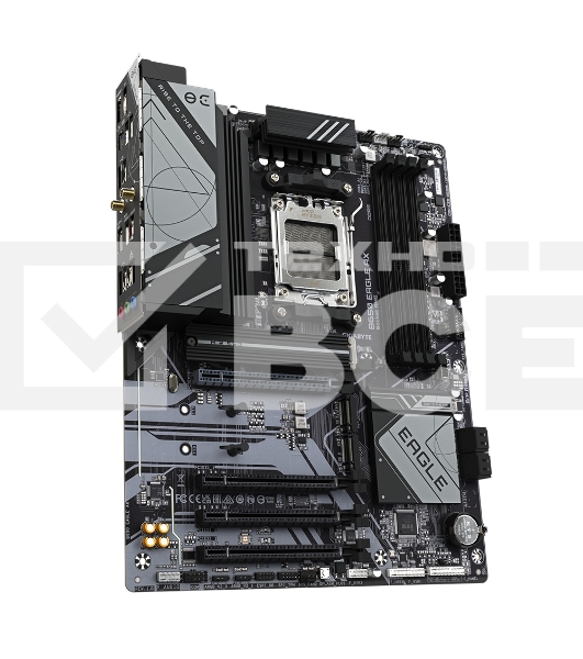 Материнская плата GIGABYTE B650 EAGLE AX, AM5, AMD B650, 4xDDR5, 4xSATA, 3xM.2, 1xPCI-E 4.0 x16, 3xPCI-E 3.0 x1, 1xHDMI, 1xDP, 1x 1Gb LAN, 2xUSB 3.2 Gen 2, 1xUSB 3.2 Gen 1, 6xUSB 2.0, 3x3.5 мм, 7.1, Standard-ATX