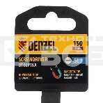 Отвертка SL5x150 мм, CrV, трехкомпонентная рукоятка Denzel, фото11