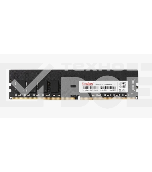 Оперативная память KingSpec, DDR4, 16GB (1x16GB), 2666MHz, CL18