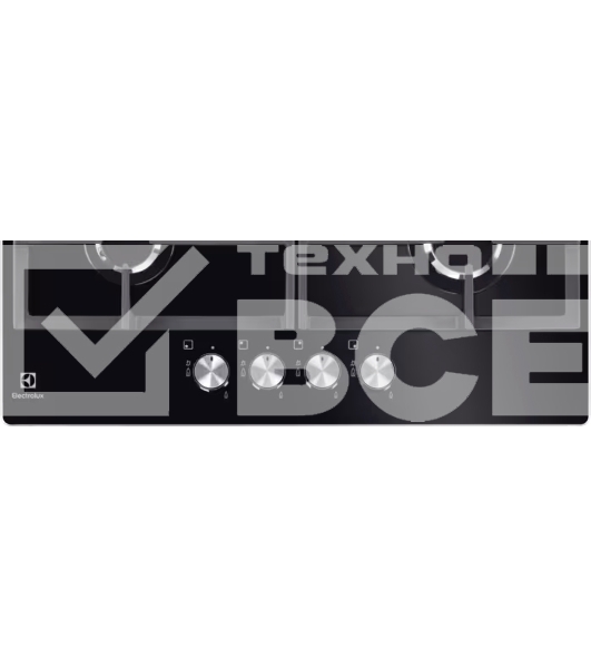 Газовая варочная панель Electrolux KGG6426K, независимая, черный