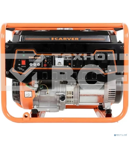Электрогенератор бензиновый Carver PPG- 6500, 5.5 кВт, 74 дБ, 79 кг