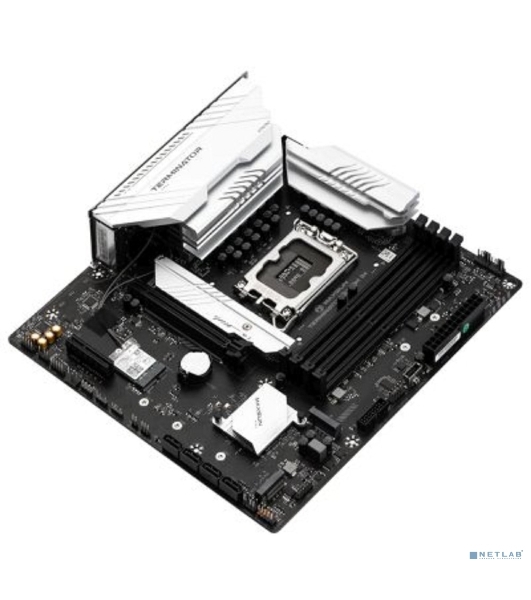 Материнская плата Maxsun MS-Terminator B760M D4 WIFI6E V2 (Socket 1700, mATX, 4*DDR4(128b), DP/HDMI, 4*SATA3, 3*M.2, 1xPCI-E x16 /1xPCI-E x4, 6*USB 2.0, 2*USB 3.2 GEN2, LAN 1*2.5G, Bluetooth, Wi-Fi 802.11ax, RTL)