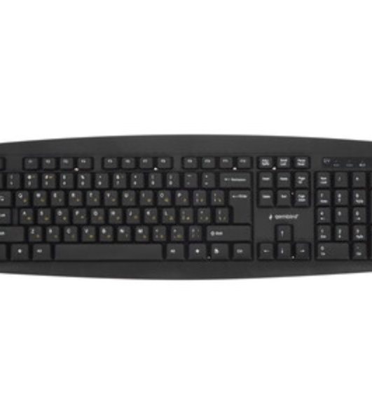 Комплект клавиатура+мышь Gembird KBS-8000 беспроводной, USB, 1600 DPI, чёрный