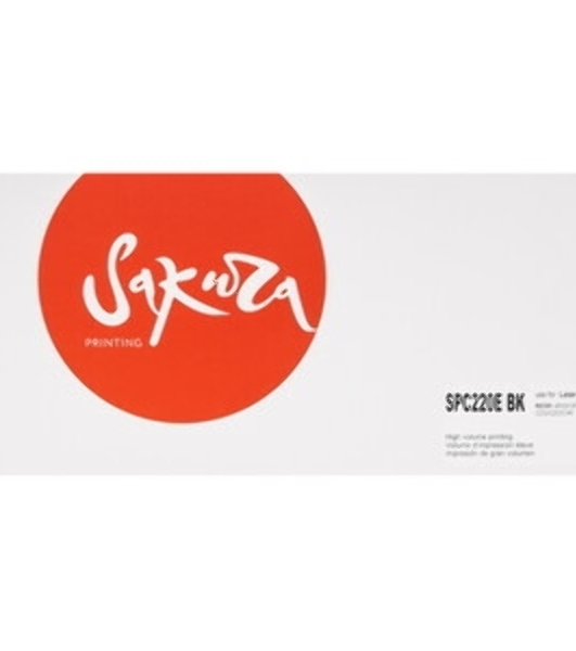 Картридж Sakura SPC220EBK (406052) для Ricoh Aficio SP C220S, C221SF, C222SF, SP C220N, C221N, C222DN, C240DN, C240SF, черный, 2300 к.