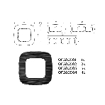 Рамка OMEGA Radian (Черный Металл шлифованный) 2-ая OF580502, фото2