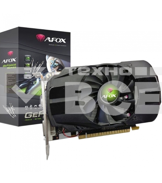 Видеокарта AFOX Geforce GT730 4GB GDDR5 128Bit DVI HDMI VGA ATX Single Fan