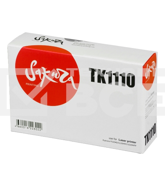 Картридж Sakura TK1110 для Kyocera MITA FS1040/1120MFP/1020MFP, черный, 2500 к.