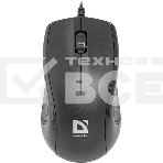 Мышь проводная Defender Optimum MB-160 черный, 1000 dpi, USB, кнопки - 3, фото4