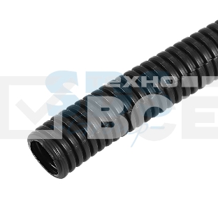 Труба автомобильная гофрированная ПП, Ø11,5 мм, разрезная, бухта 50 м/уп.