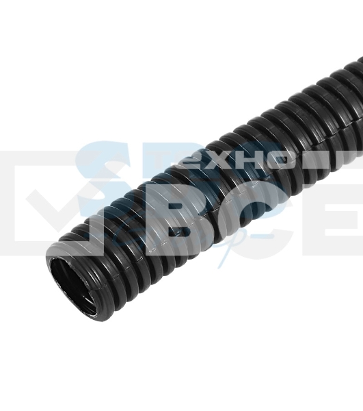 Труба автомобильная гофрированная ПП, Ø11,5 мм, разрезная, бухта 50 м/уп.