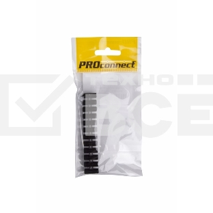 Колодка клеммная КВ-4 PROconnect, 3А, 4 мм², PP (полипропилен), черная, индивидуальная упаковка, 1 шт.